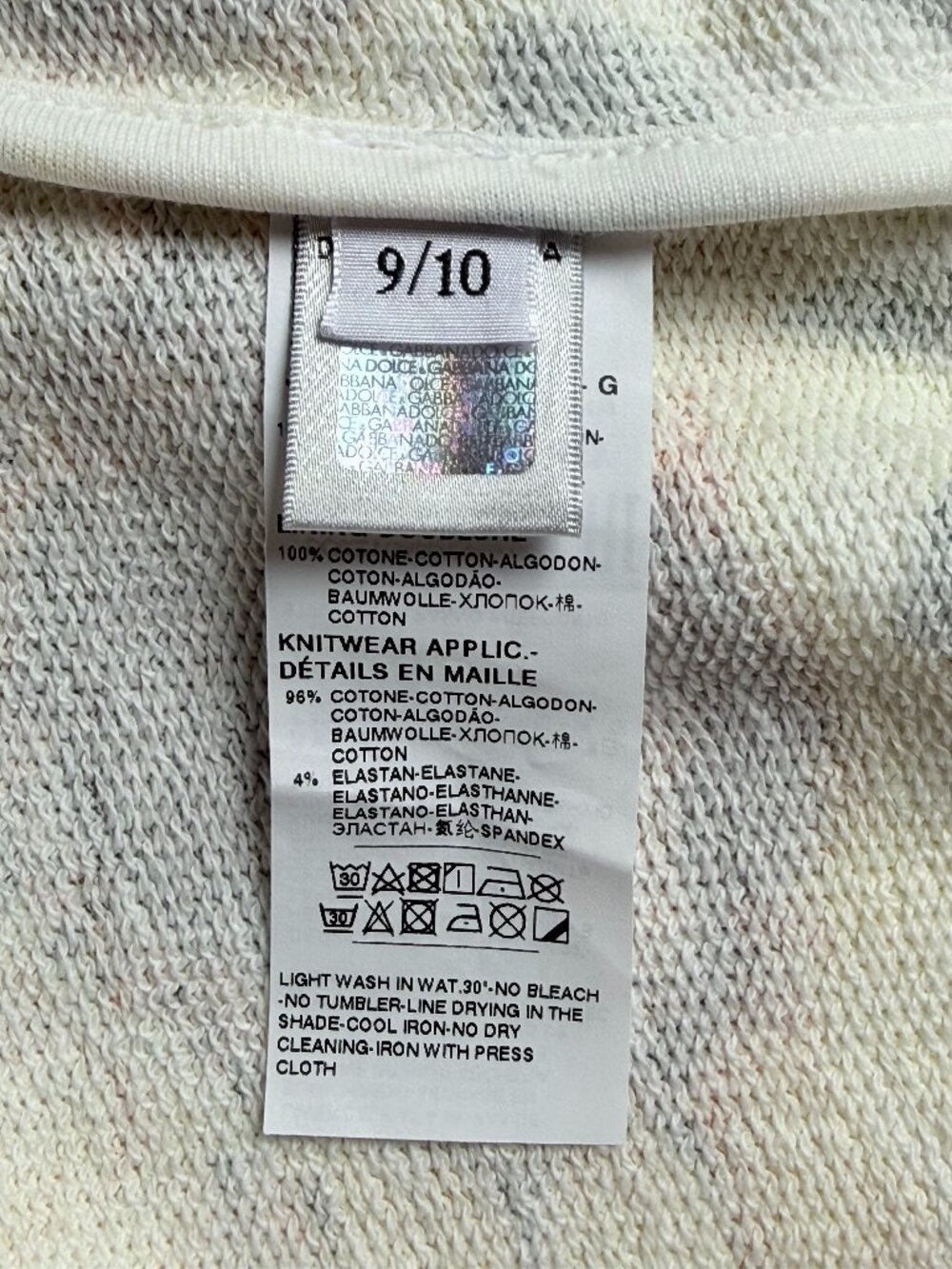 Dolce & Gabbana Junior Sunflower Zip Hoodie 10Y - Authentic - NWOT - Picture 10 of 12